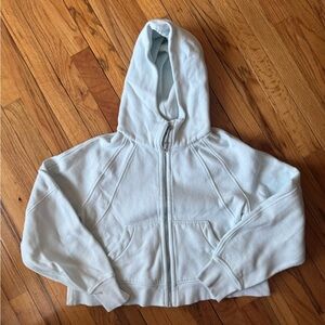 lululemon athletica Light Blue Zip Hoodie xs/s